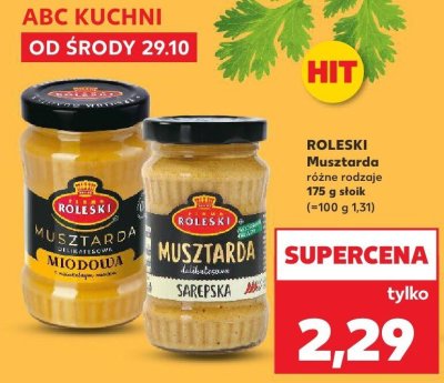 Musztarda miodowa promocja w Kaufland
