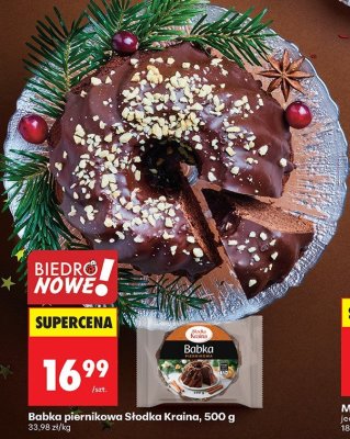 Babka piernikowa Słodka Kraina promocja w Biedronka