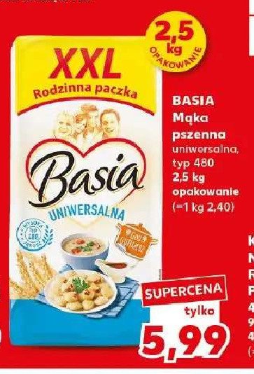 Mąka uniwersalna Basia promocja