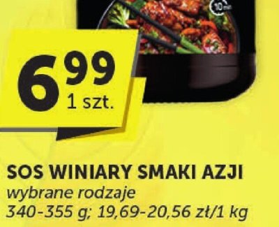 Sos Winiary Smaki Azji wybrane rodzaje 340-355 g promocja w Groszek