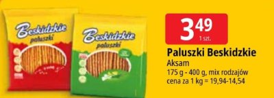 Paluszki Paluszki Beskidzkie Aksam promocja w Leclerc