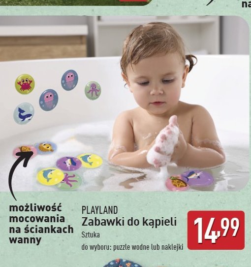 Naklejki wodne Playland promocja w Aldi