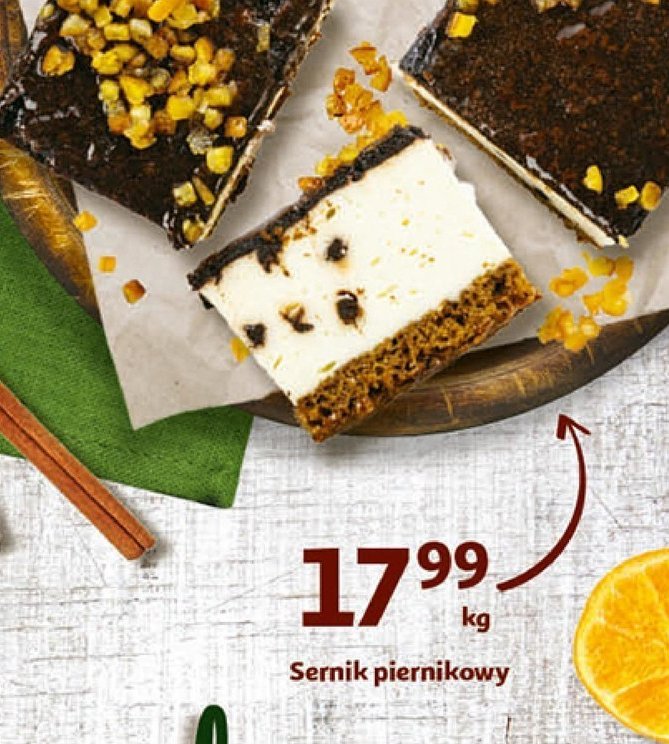 Sernik piernikowy promocja