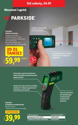 Termometr na podczerwień Parkside promocja w Lidl