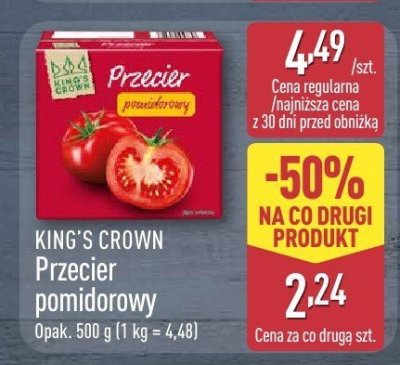 Przecier pomidorowy  promocja w Aldi