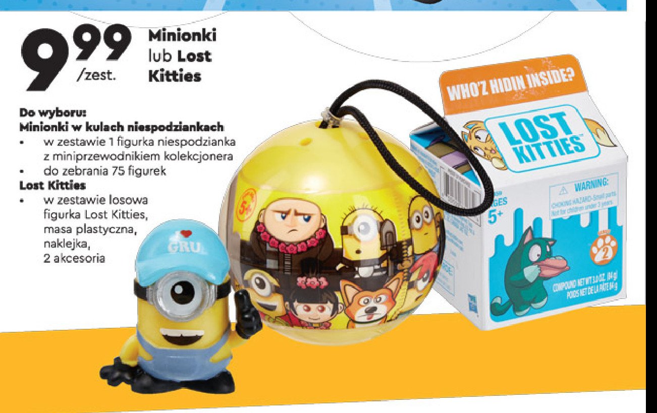 Minionki w kuli niespodziance promocja