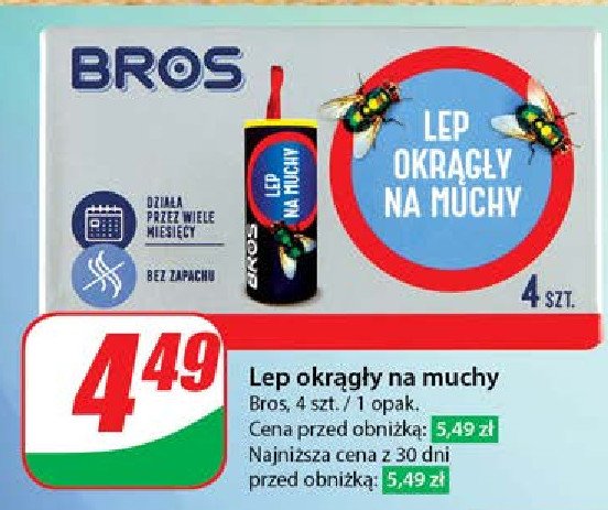 Lep na muchy okr膮g艂y Bros promocja