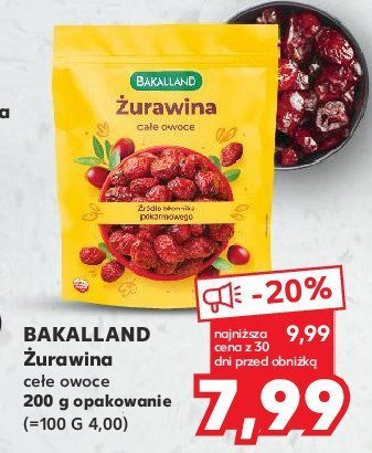 Zurawina suszona Bakallino promocja