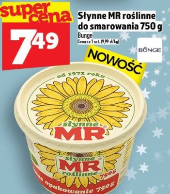 Słynne MR roślinne do smarowania 750 g promocja w TOPAZ