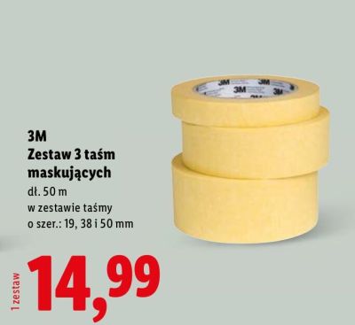 Zestaw 3 taśm maskujących promocja w Lidl
