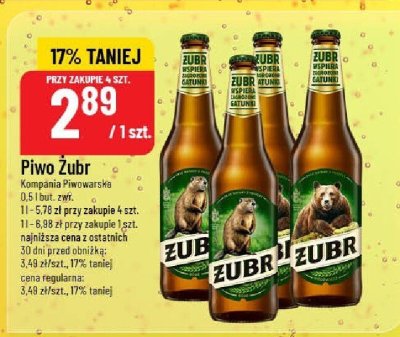 Piwo Żubr promocja w POLOmarket