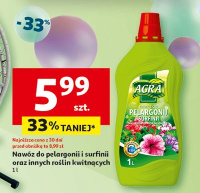 Naw贸z do pelargonii Agra promocja