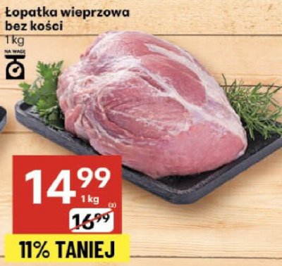 Łopatka wieprzowa bez kości promocja w Delikatesy Centrum