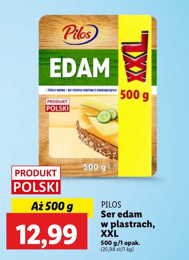 Ser edam Pilos promocja