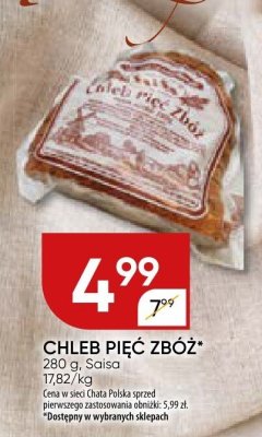 Chleb pięć zbóż promocja w Chata Polska