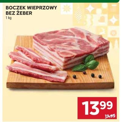 Boczek wieprzowy bez żeber promocja w Stokrotka
