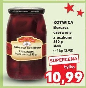 Barszcz czerwony z uszkami Kotwica promocja w Kaufland