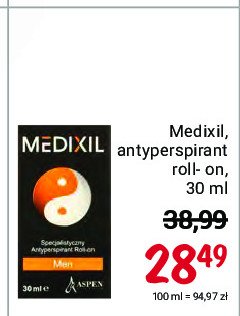 Antyperspirant roll on men MEDIXIL promocja