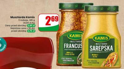 Musztarda Kamis francuska promocja w Dino