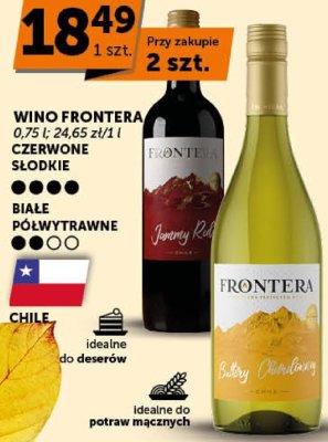 Wino Frontera różne rodzaje promocja w ABC