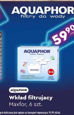 Wkład filtrujący Maxfor, 6 szt. AQUAPHOR promocja w Biedronka