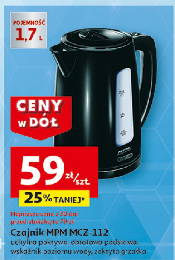 Czajnik mcz-112 Mpm product promocja w Auchan