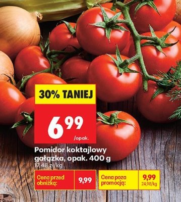 Pomidor koktajlowy gałązka opak. 400 g promocja w Biedronka