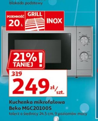 Kuchenka mikrofalowa mgc20100s Beko promocja