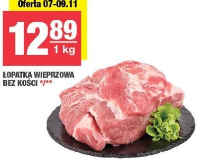 Łopatka wieprzowa bez kości promocja w SPAR