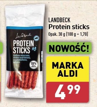 Kabanosy proteinowe Landbeck promocja