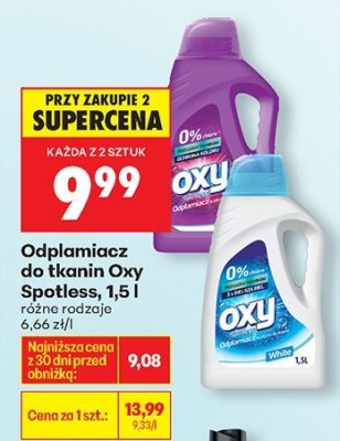 Odplamiacz do tkanin, 1,5 l promocja w Biedronka
