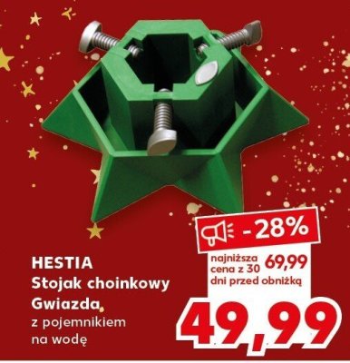 Stojak choinkowy HESTIA Gwiazda z pojemnikiem na wodę promocja w Kaufland