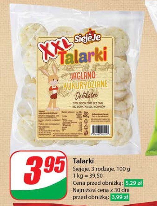 Talarki jaglano-kukurydziane Siejeje promocja w Dino