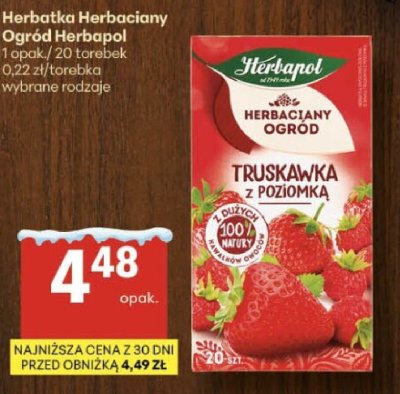 Herbatka Herbaciany Ogród Herbapol wybrane rodzaje promocja w Delikatesy Centrum