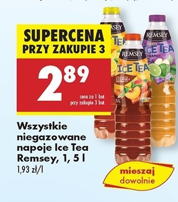 Nap贸j z ekstraktem z czarnej herbaty cytrynowy Remesy ice tea promocja