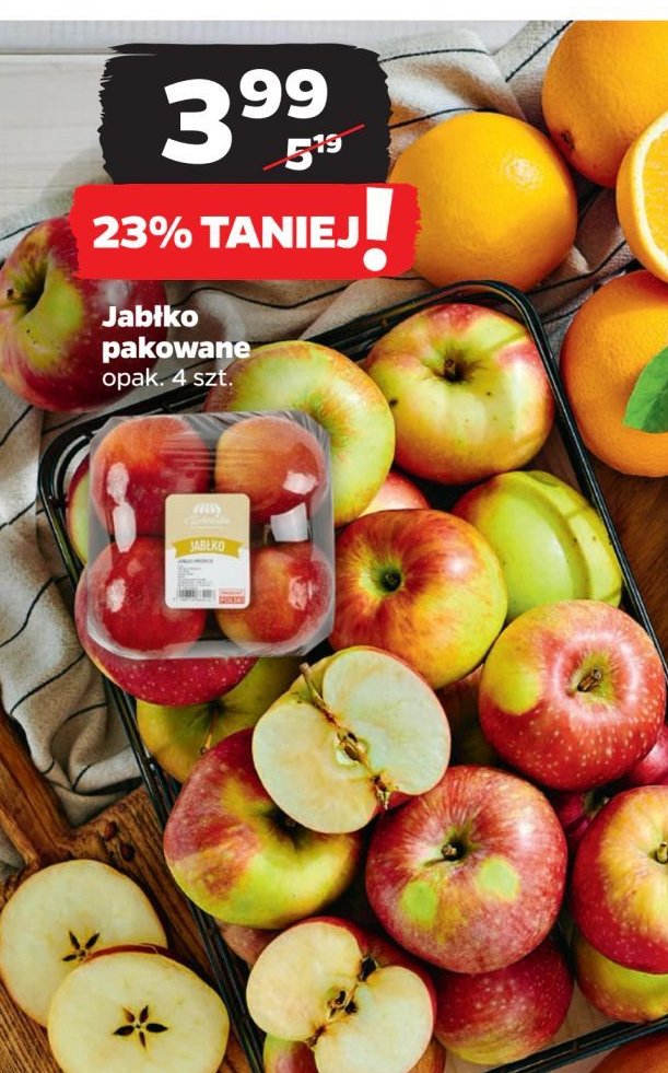 Jabłka Z ZIELENIAKA NETTO promocja