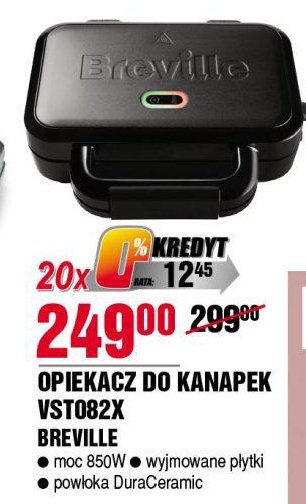 Opiekacz vst082x Breville promocja
