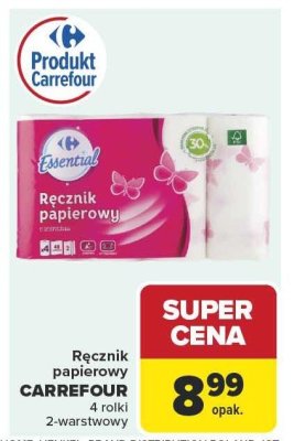 Ręcznik papierowy promocja w Carrefour