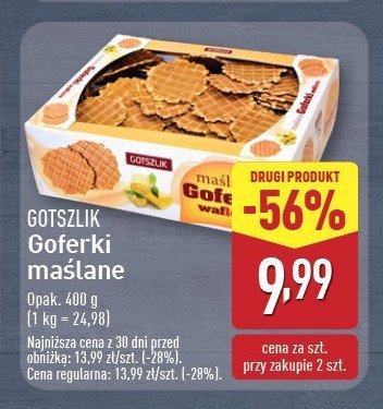 Goferki maślane Gotszlik promocja
