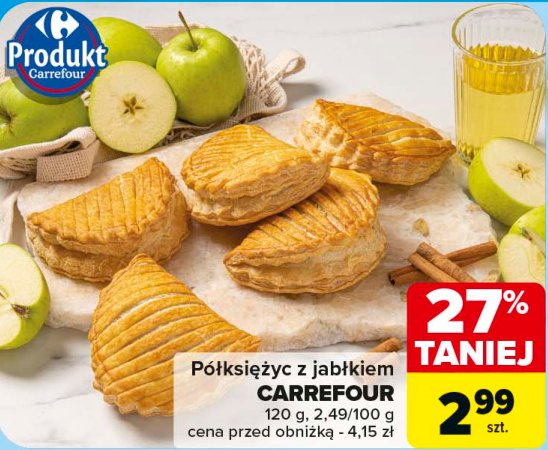 Półksiężyc z jabłkiem Carrefour promocja