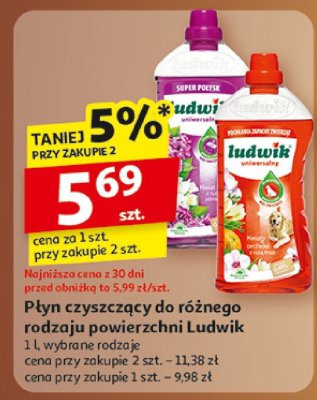 Płyn czyszczący Ludwik promocja w Auchan