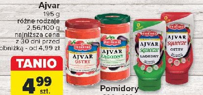 Pasta ajvar squezze łagodny Podravka promocja