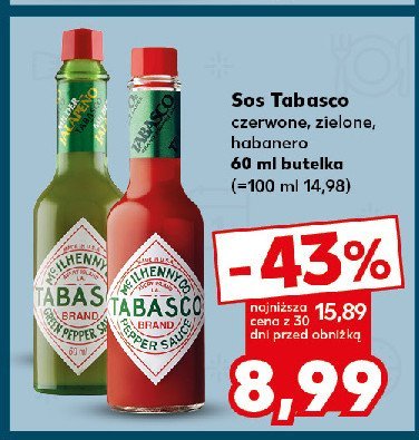 Sos tabasco red Develey promocja