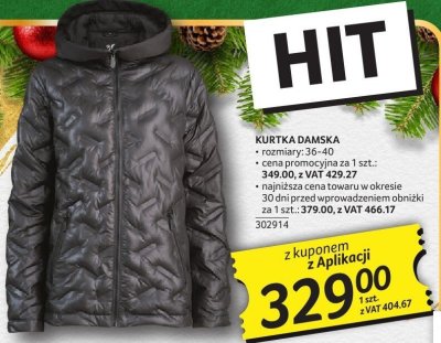 Kurtka damska promocja w Selgros