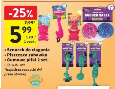 Gumowe piłki 2 szt. mix wzorów promocja w Intermarche