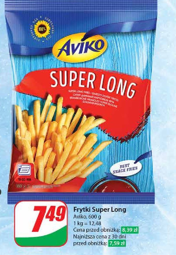 Frytki Aviko Super Long promocja