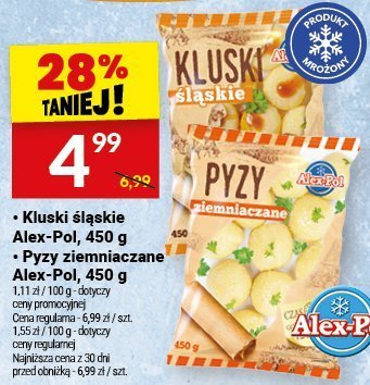 Pyzy ziemniaczane Alex-Pol, 450 g promocja w Twój Market