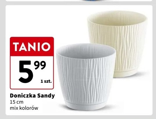 Doniczka sandy 15 cm promocja