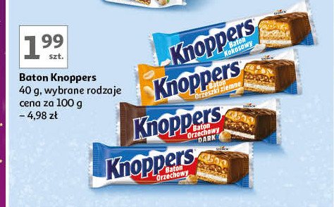 Baton orzeszki ziemne Knoppers promocja