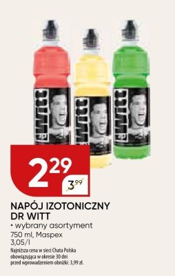 Napój izotoniczny Dr Witt promocja w Chata Polska
